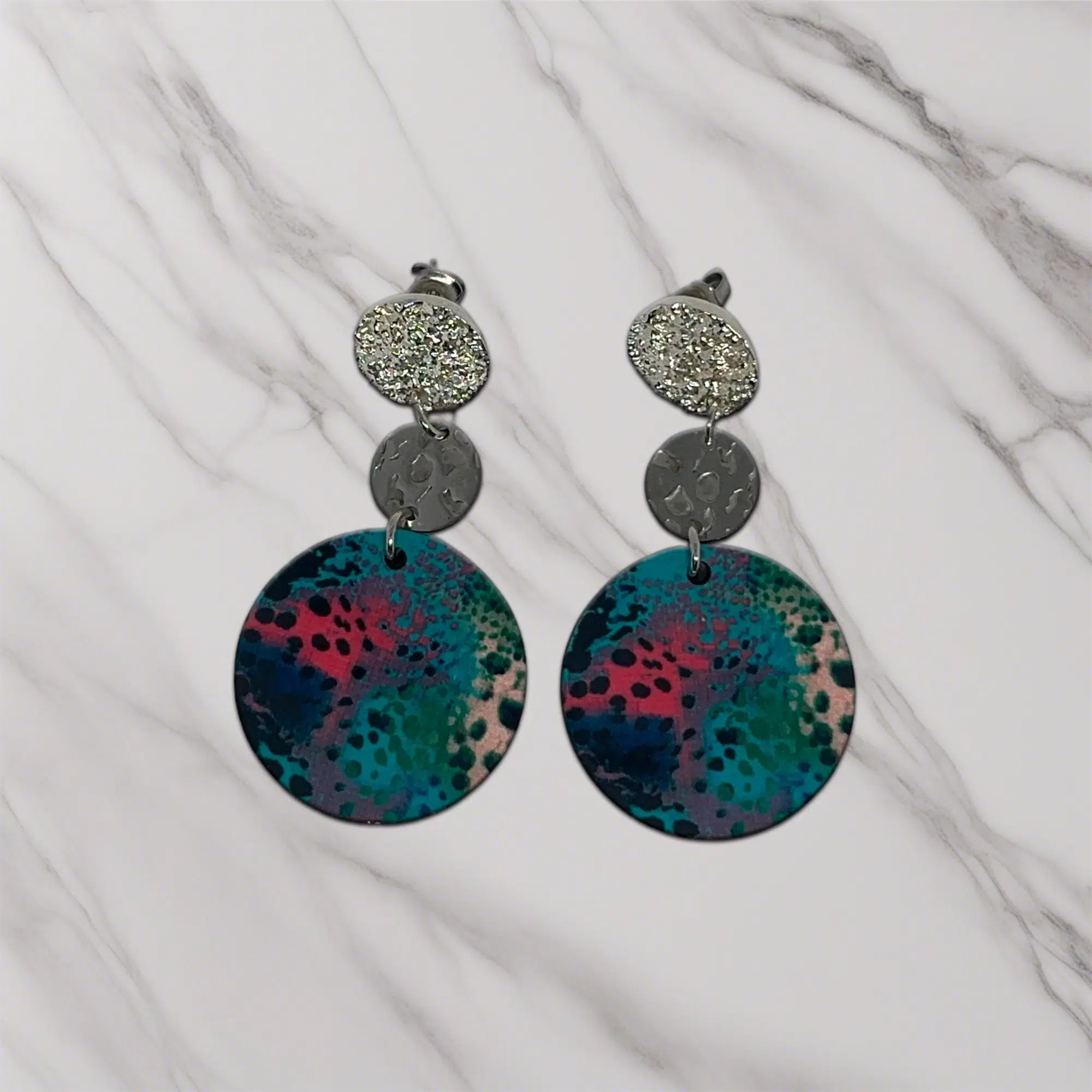 pendientes mujer Colors round