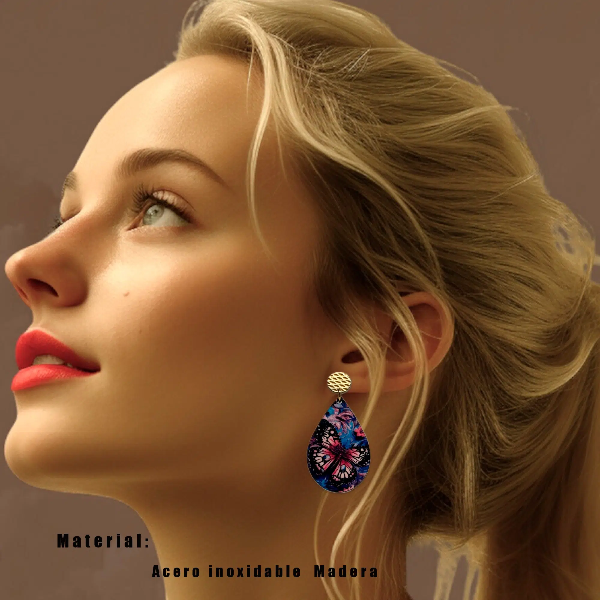 pendientes mujer Mariposa 02