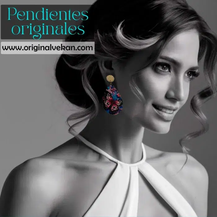 pendientes mujer Mariposa 02