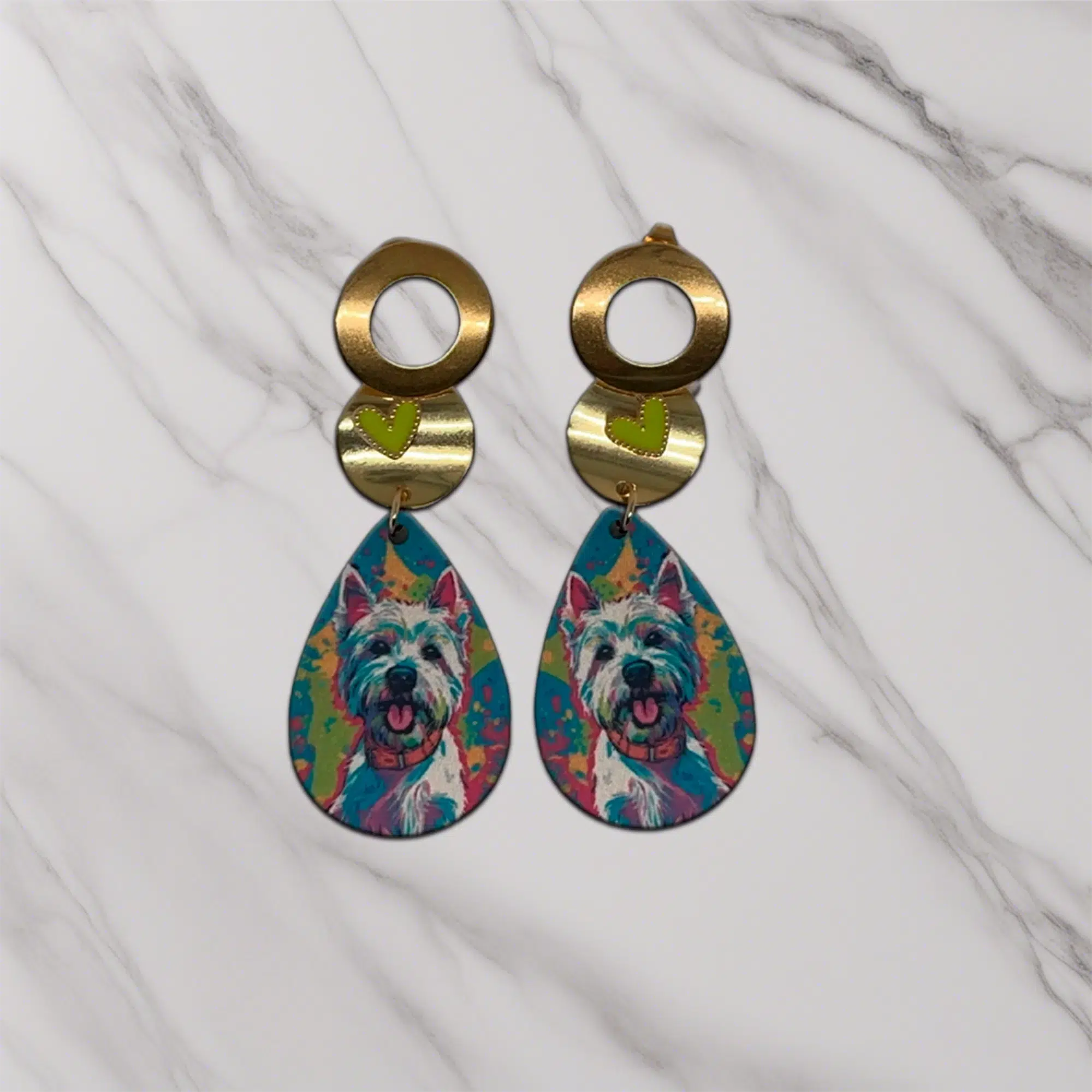 pendientes mujer Westie 01