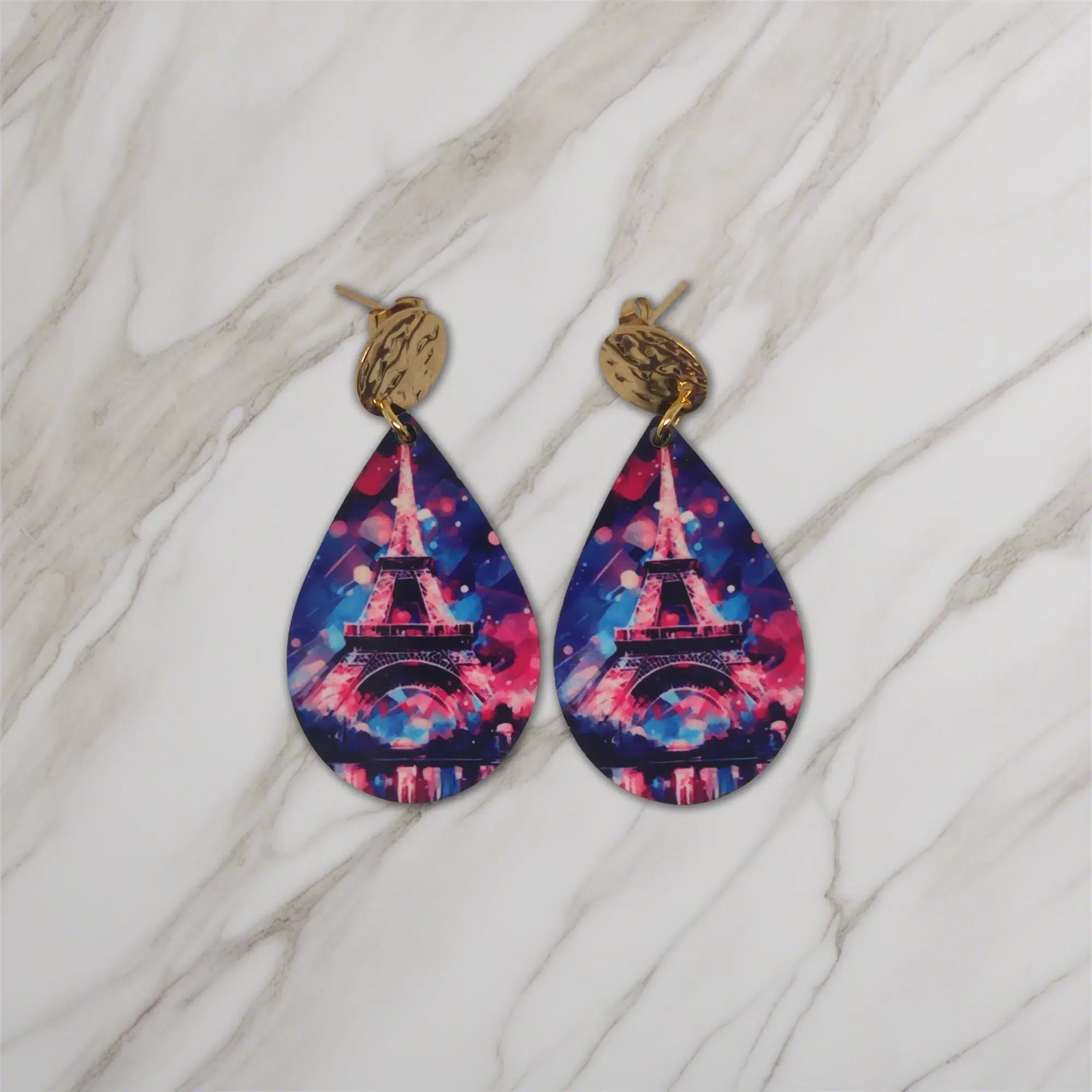 pendientes mujer París Eiffel